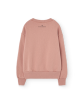Flowers Dusty Coral Bear Sweatshirt PRODUCT BACK