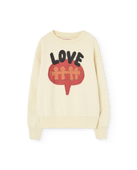 Love Flan Yellow Bear Sweatshirt COVER