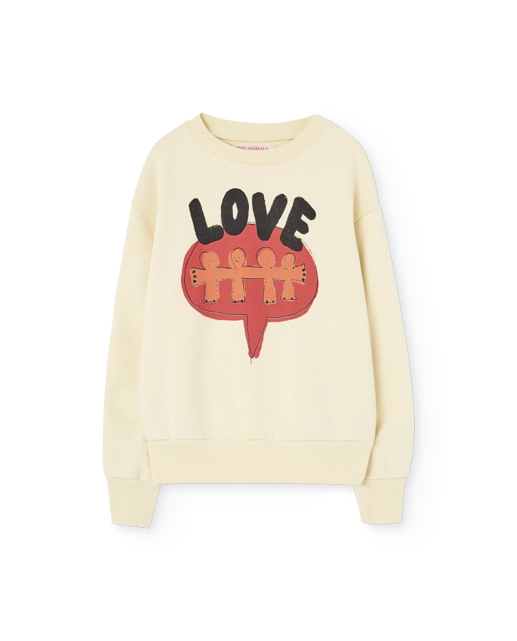 Love Flan Yellow Bear Sweatshirt COVER