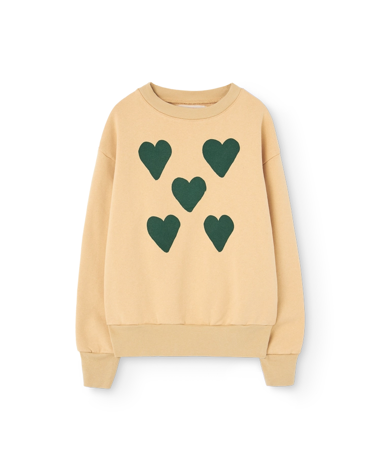 Hearts Soft Brown Bear Sweatshirt COVER