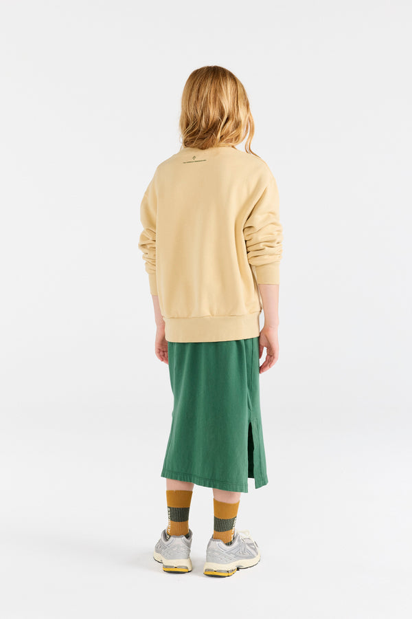 Hearts Soft Brown Bear Sweatshirt MODEL BACK