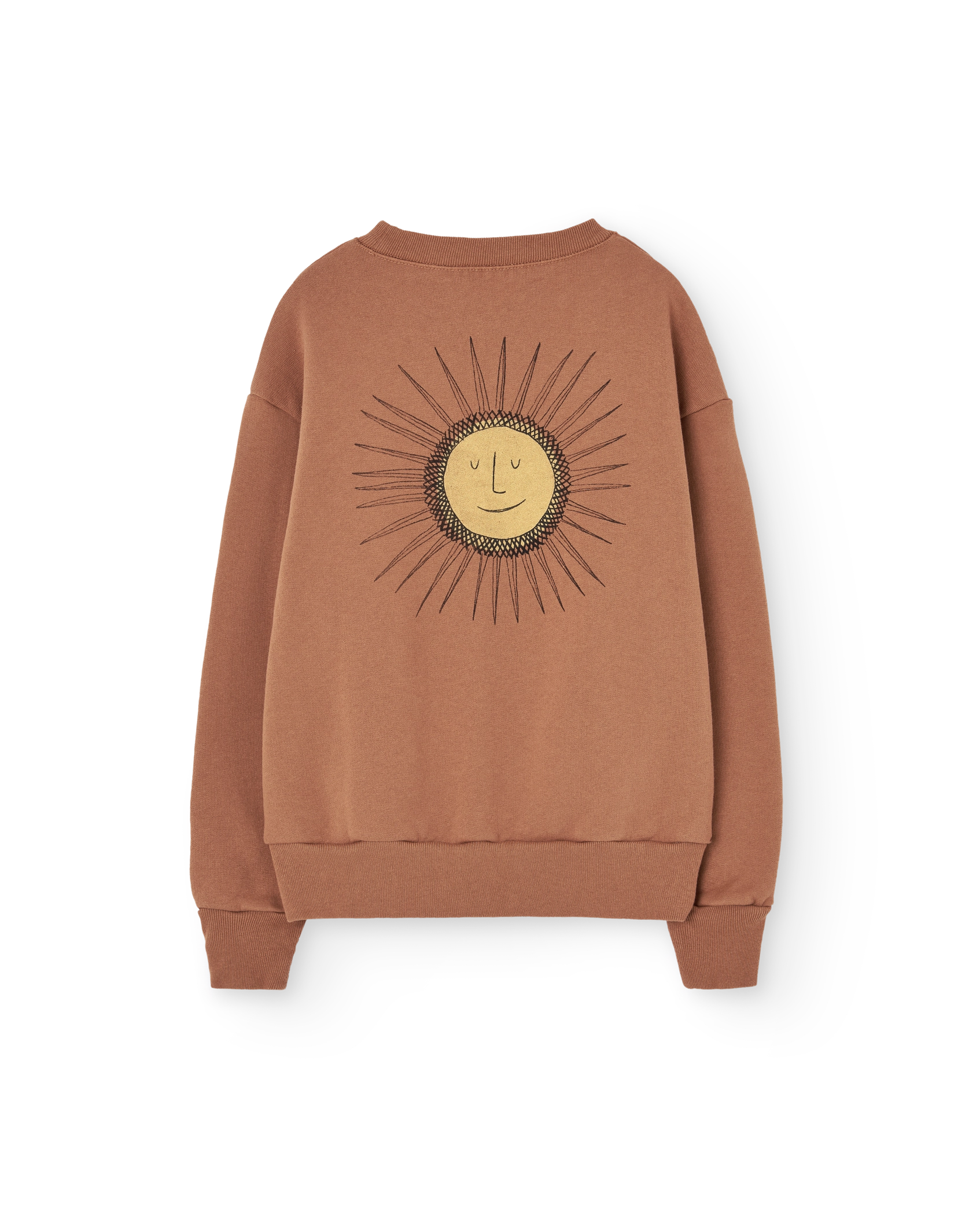Sun Almond Brown Bear Sweatshirt PRODUCT BACK