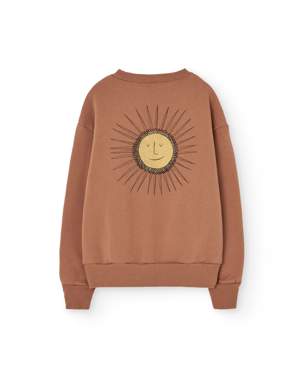 Sun Almond Brown Bear Sweatshirt PRODUCT BACK