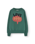 Love Green Bear Sweatshirt