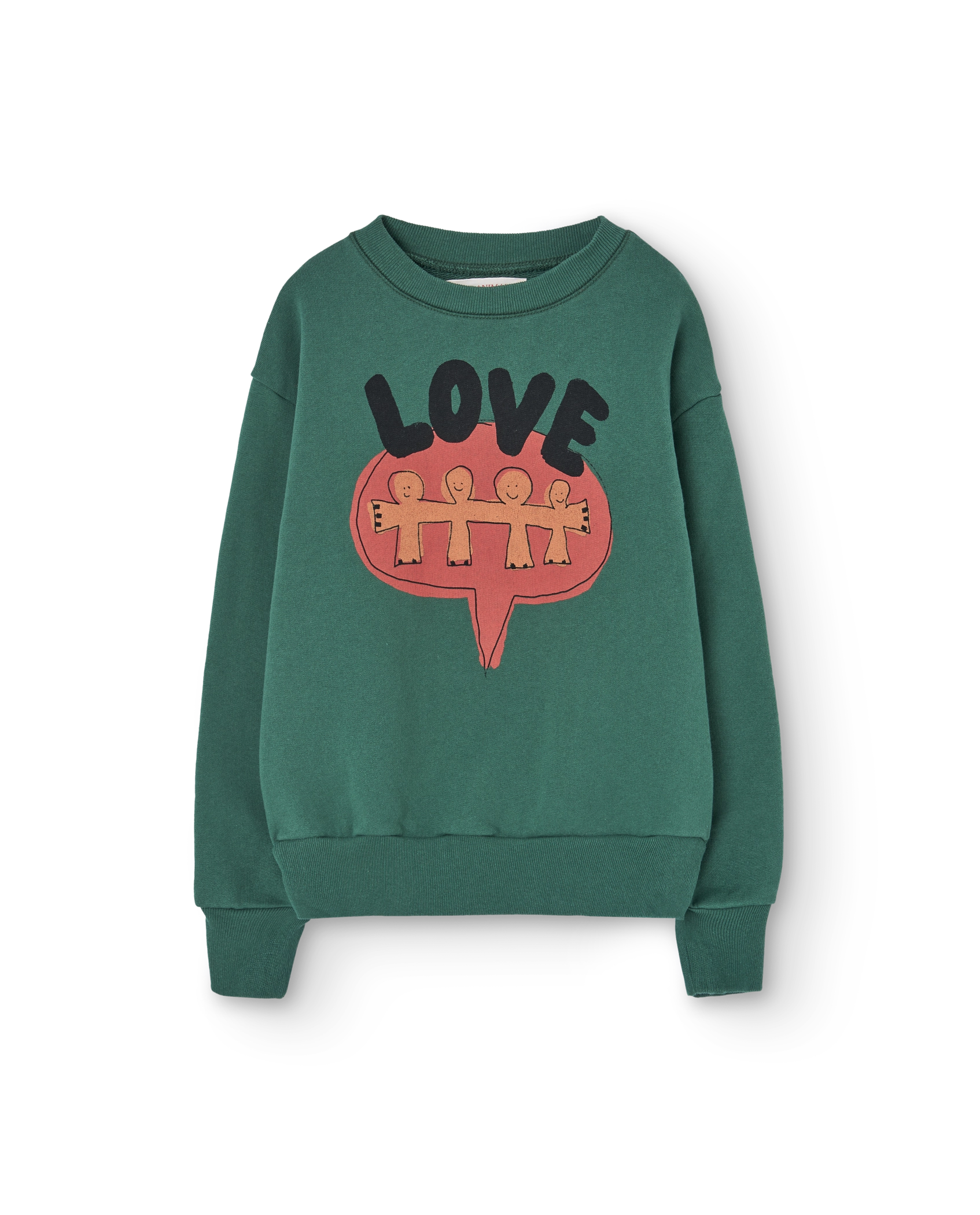 Love Green Bear Sweatshirt PRODUCT FRONT