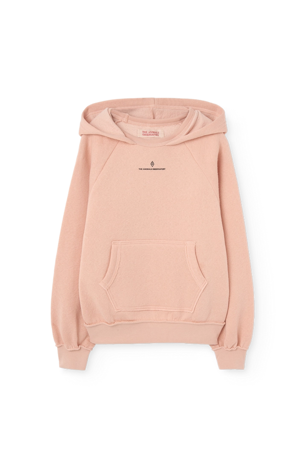 Soft Coral Beaver Hoodie PRODUCT FRONT