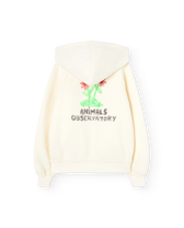 Flowers White Beaver Hoodie PRODUCT BACK