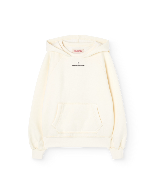 Flowers White Beaver Hoodie PRODUCT FRONT