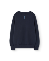 Navy Leo Sweatshirt PRODUCT BACK