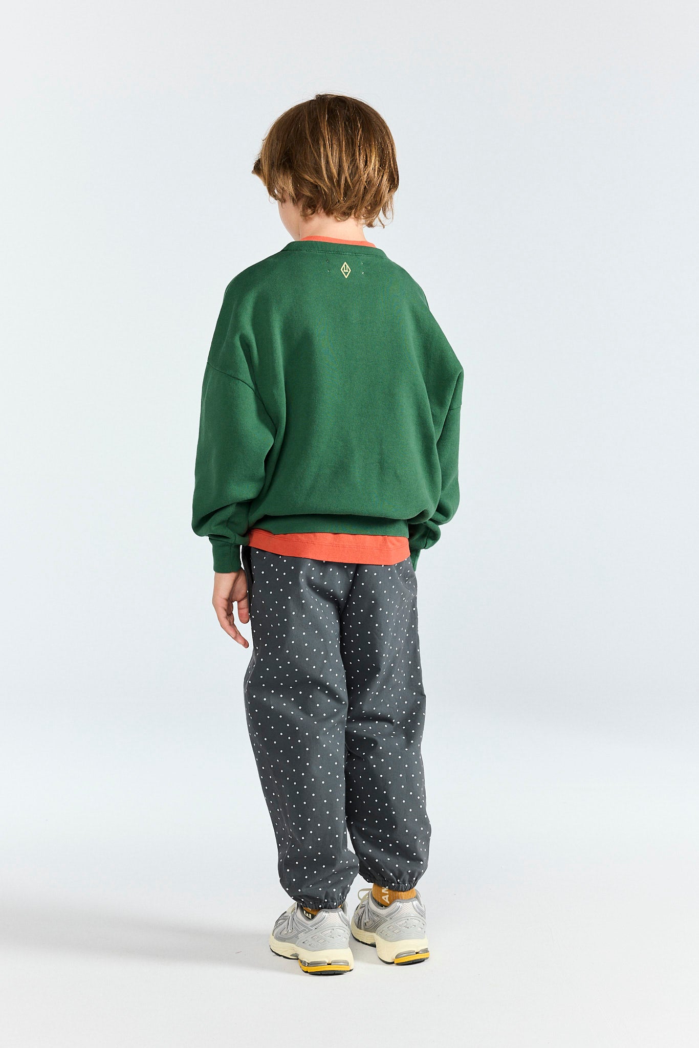 Green Leo Sweatshirt MODEL BACK