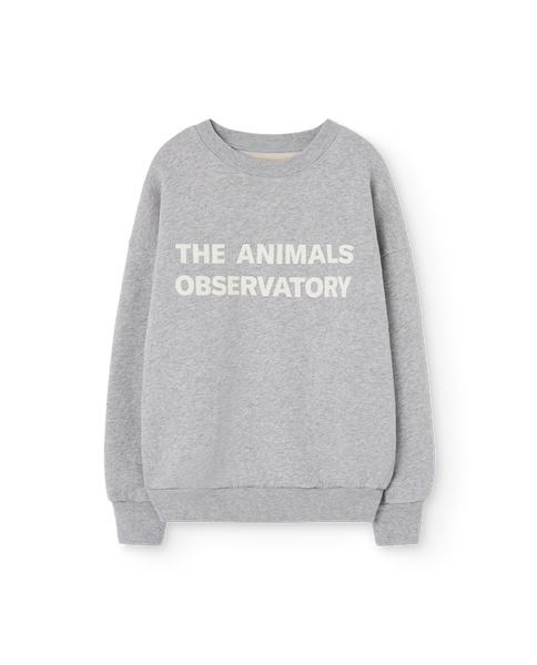 Grey Leo Sweatshirt | The Animals Observatory