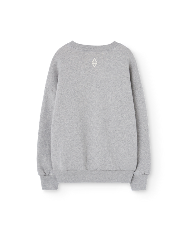Grey Leo Sweatshirt PRODUCT BACK