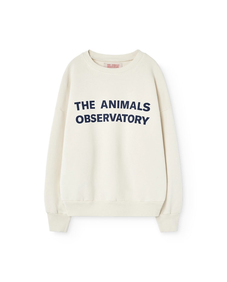 Raw White Leo Sweatshirt COVER