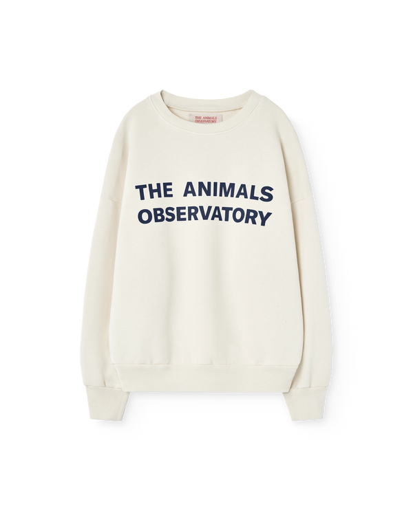 Raw White Leo Sweatshirt PRODUCT FRONT