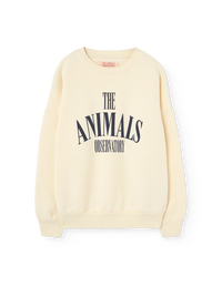 Raw White Leo Sweatshirt COVER