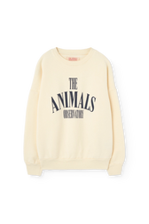 Raw White Leo Sweatshirt PRODUCT FRONT