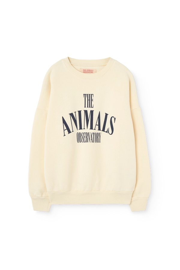 Raw White Leo Sweatshirt PRODUCT FRONT