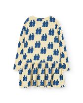 Flan Yellow Macaw Dress PRODUCT BACK