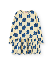 Flan Yellow Macaw Dress PRODUCT FRONT