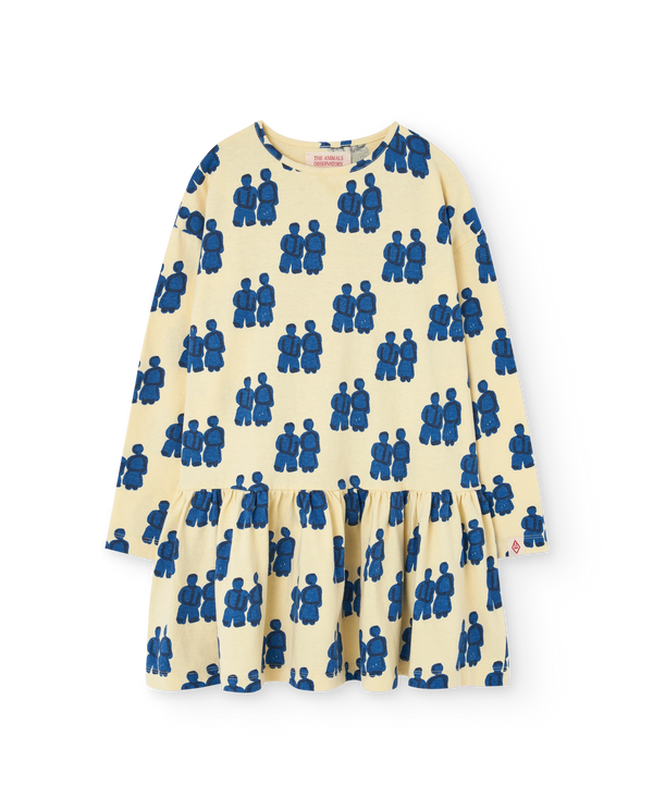 Flan Yellow Macaw Dress PRODUCT FRONT