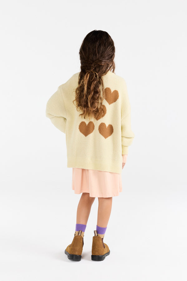 Soft Coral Crab Dress MODEL BACK