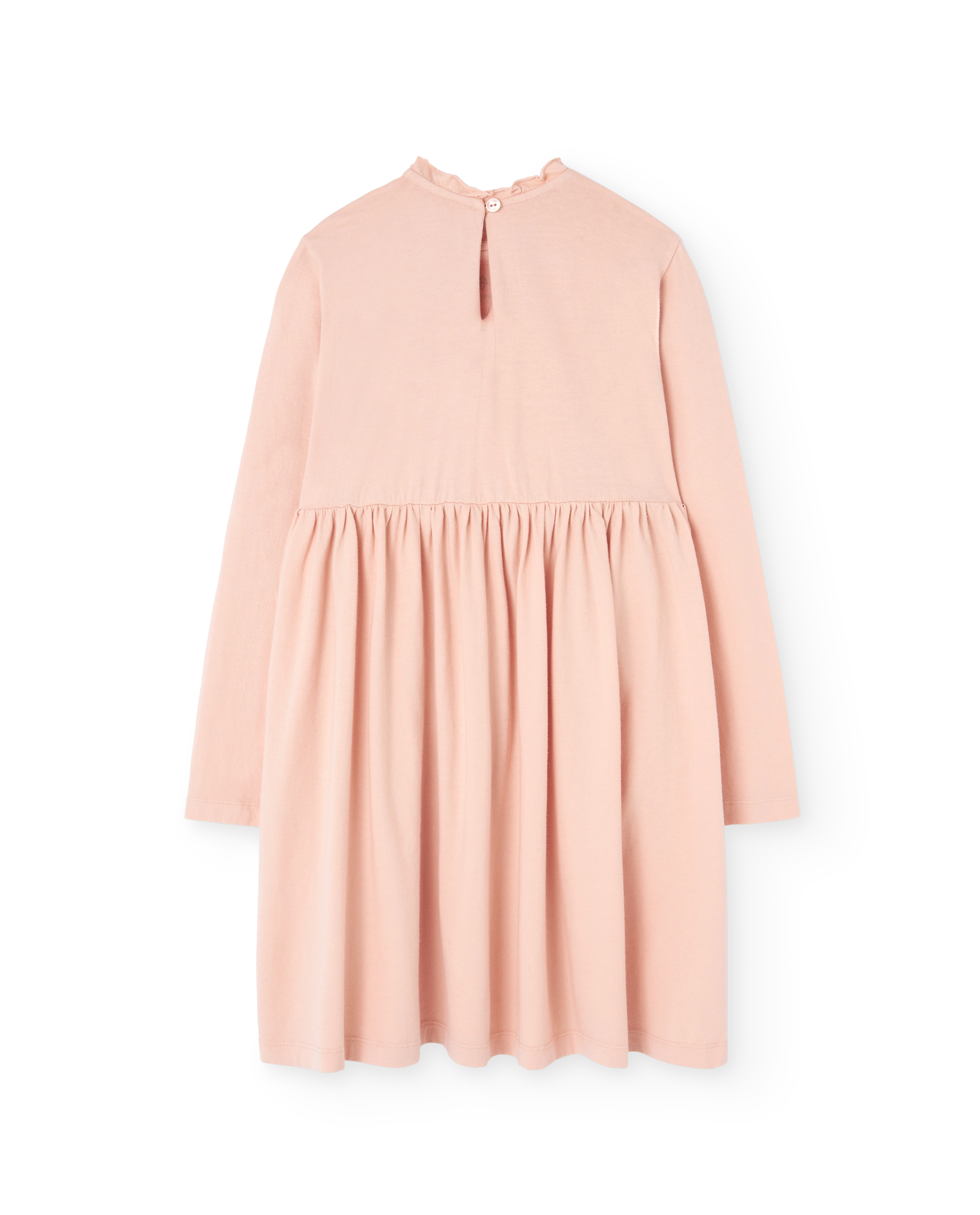 Soft Coral Crab Dress PRODUCT BACK