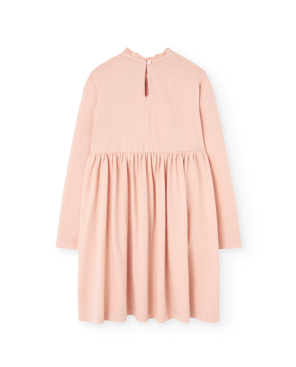 Soft Coral Crab Dress PRODUCT BACK