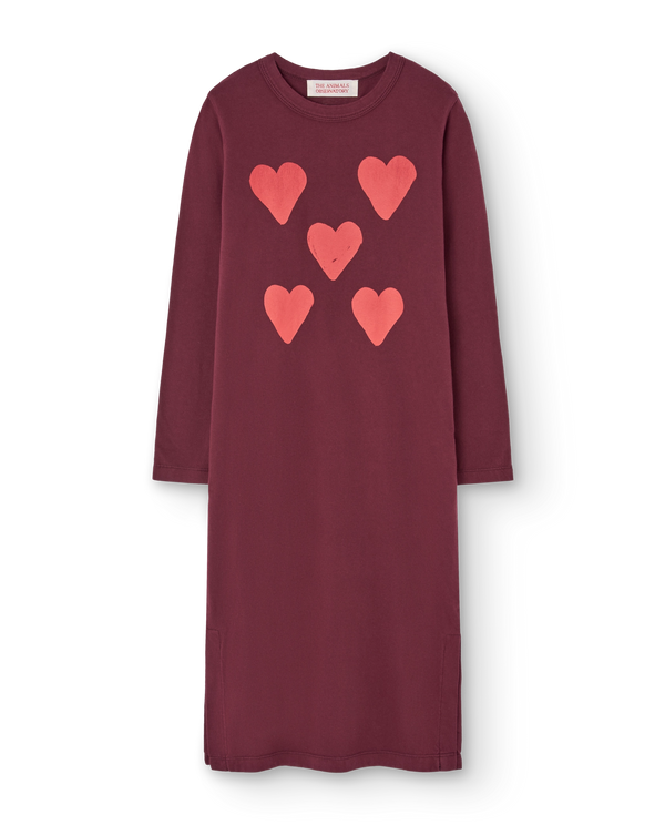 Hearts Browned Garnet Barbet Dress PRODUCT FRONT
