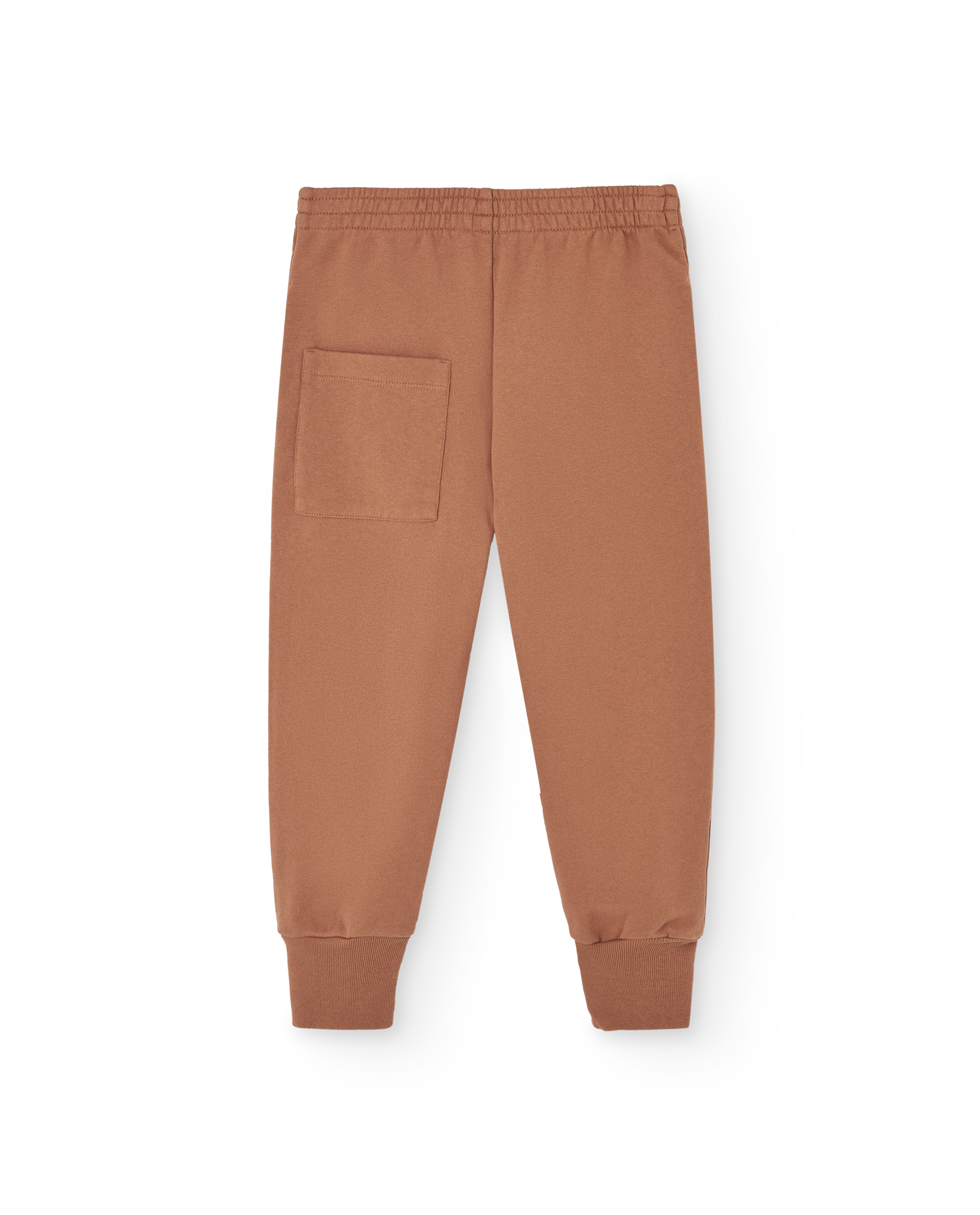 Almond Brown Panther Sweatpants PRODUCT BACK
