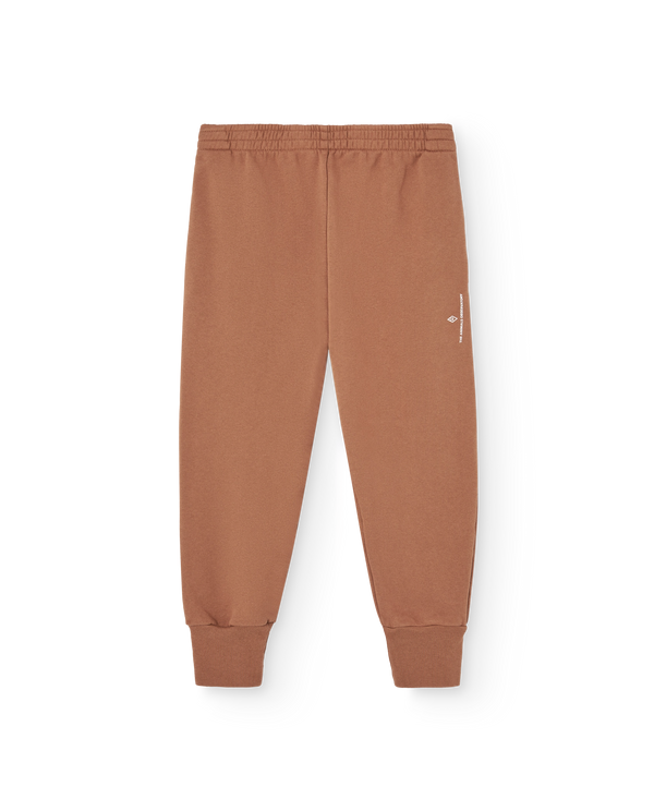 Almond Brown Panther Sweatpants PRODUCT FRONT