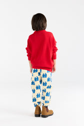 Flan Yellow Dromedary Sweatpants MODEL BACK