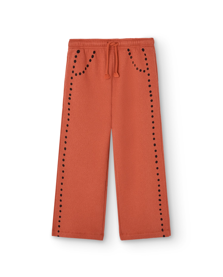 Dots Fig Red Horse Sweatpants COVER
