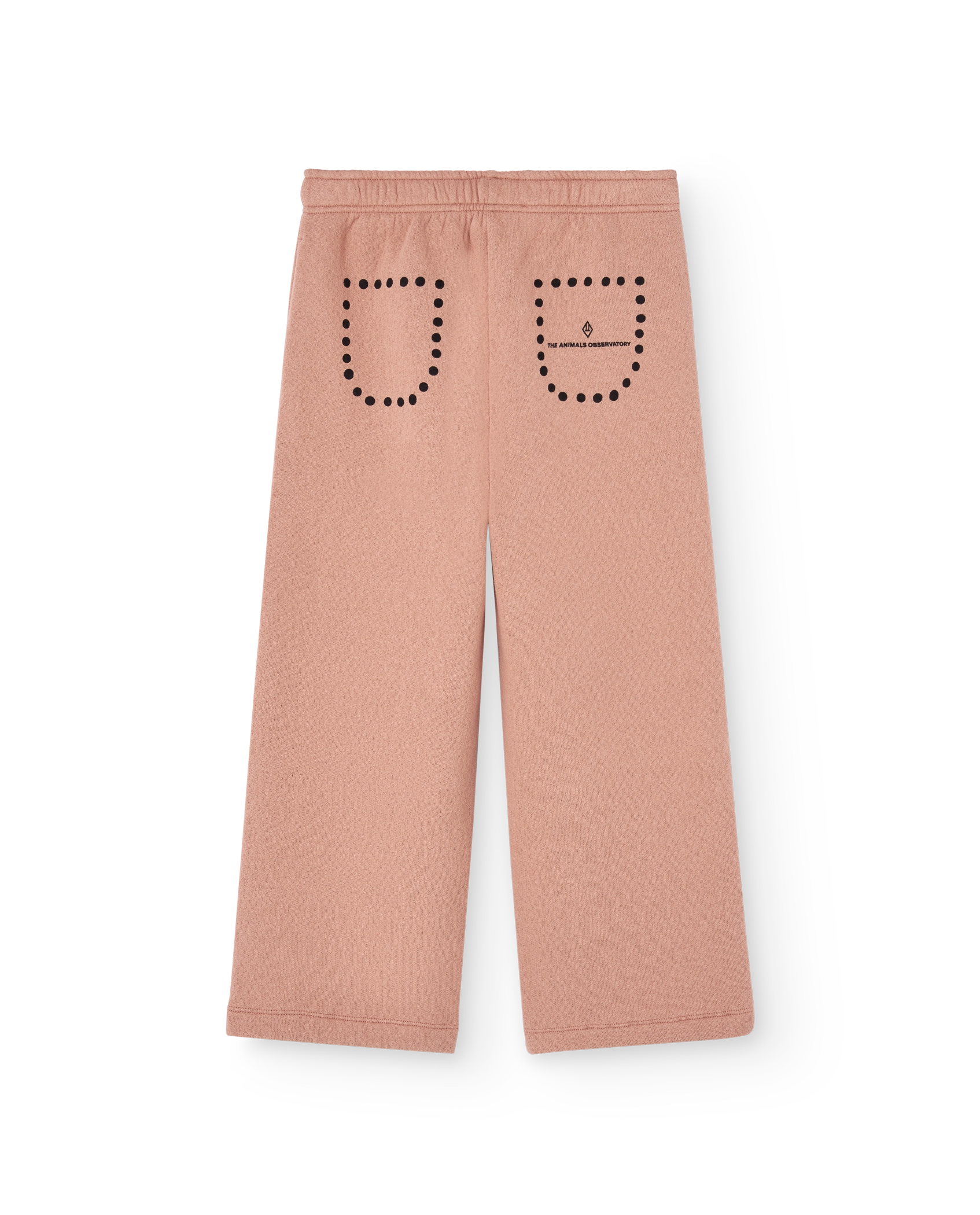 Dots Dusty Coral Horse Sweatpants PRODUCT BACK