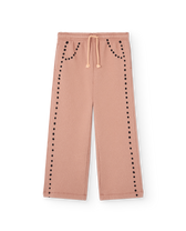 Dots Dusty Coral Horse Sweatpants PRODUCT FRONT