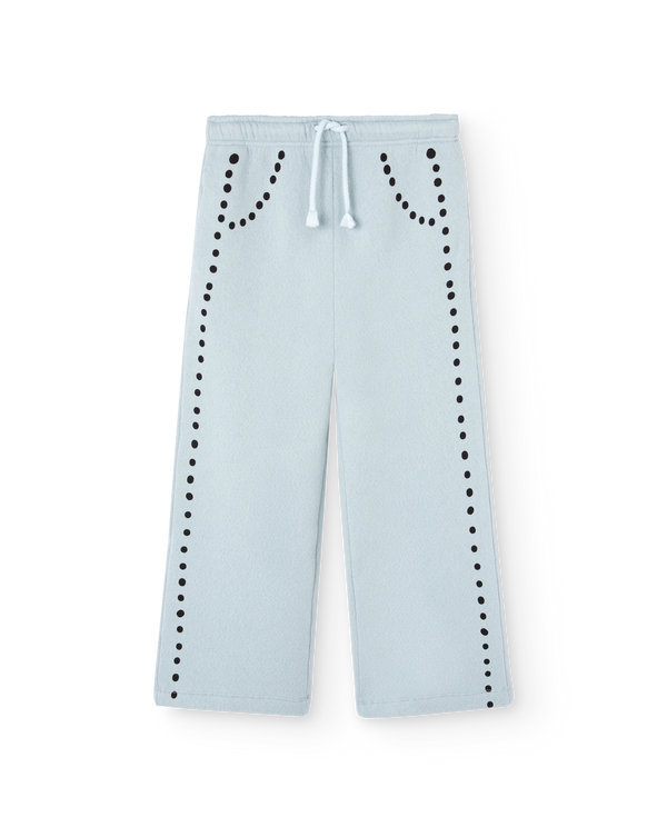 Dots Blue Horse Sweatpants PRODUCT FRONT