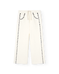 Dots White Horse Sweatpants