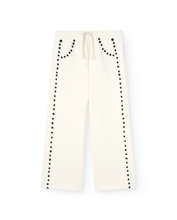 Dots White Horse Sweatpants PRODUCT FRONT