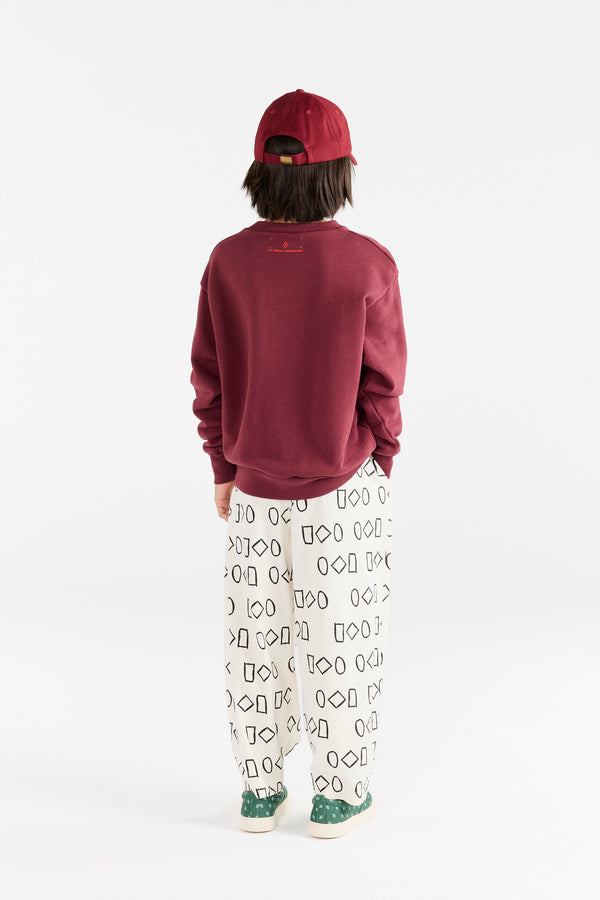 Raw White Stag Sweatpants MODEL BACK