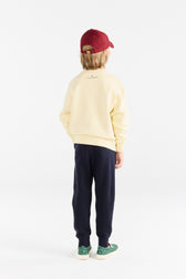 Navy Draco Sweatpants MODEL BACK