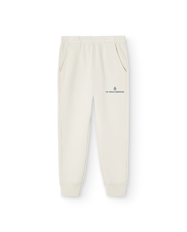 Raw White Draco Sweatpants COVER