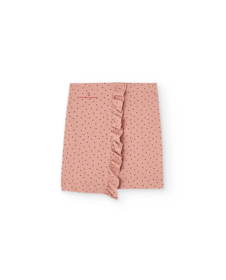 Dusty Coral Manatee Mini Skirt COVER