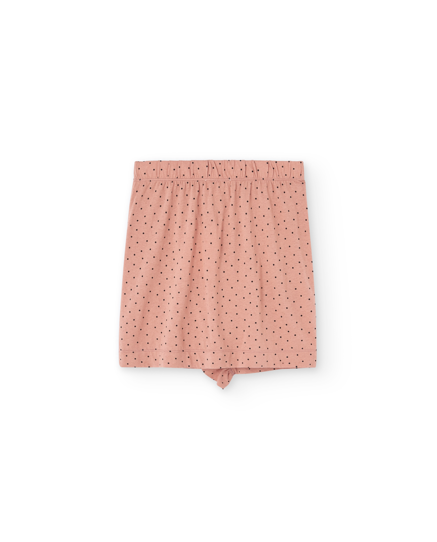 Dusty Coral Manatee Mini Skirt PRODUCT BACK