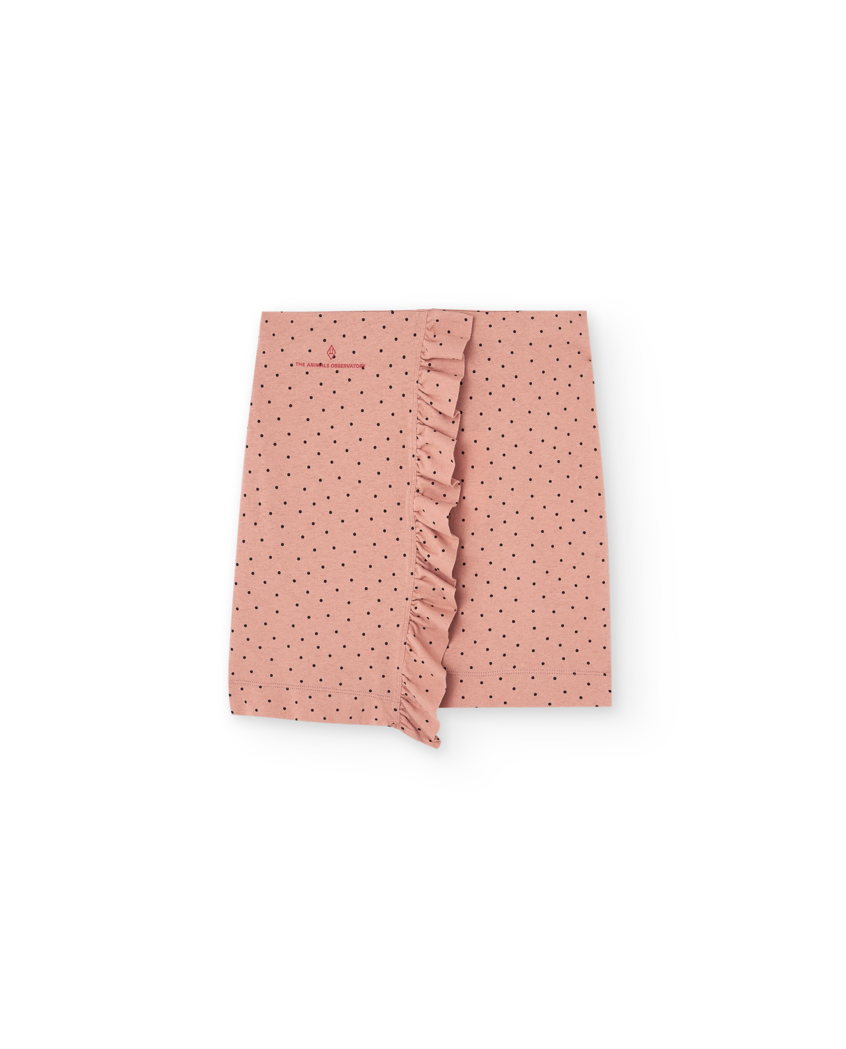 Dusty Coral Manatee Mini Skirt PRODUCT FRONT