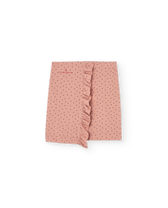 Dusty Coral Manatee Mini Skirt PRODUCT FRONT