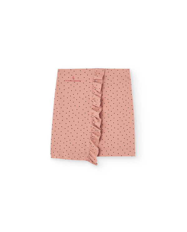 Dusty Coral Manatee Mini Skirt PRODUCT FRONT