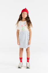 Blue Manatee Mini Skirt MODEL FRONT