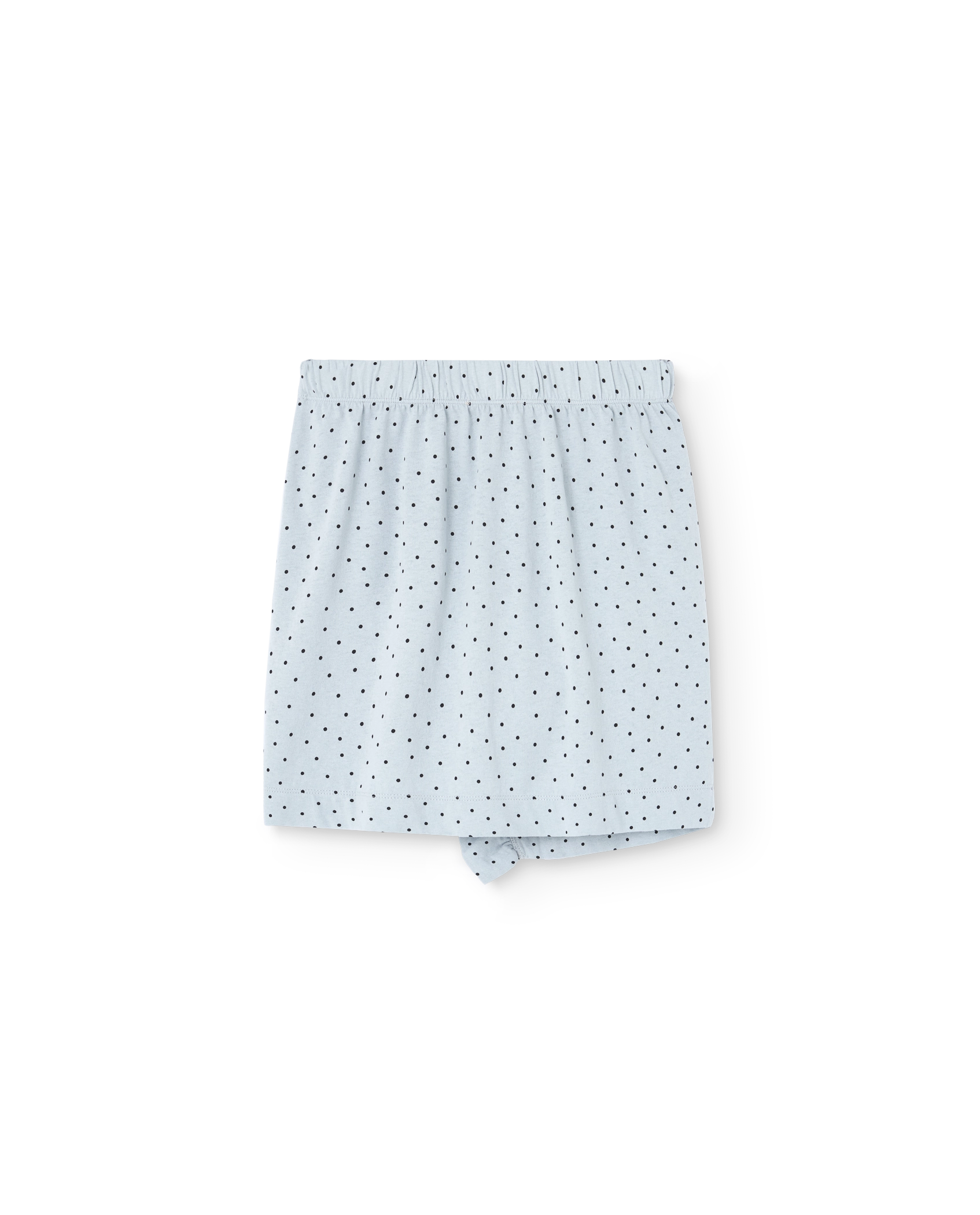 Blue Manatee Mini Skirt PRODUCT BACK