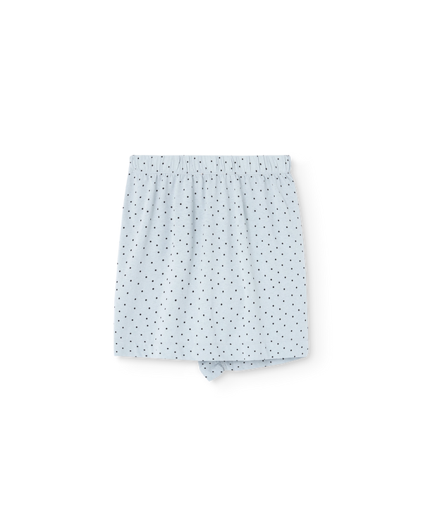 Blue Manatee Mini Skirt PRODUCT BACK