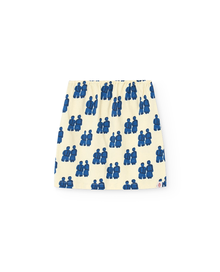 Flan Yellow Kitten Mini Skirt COVER