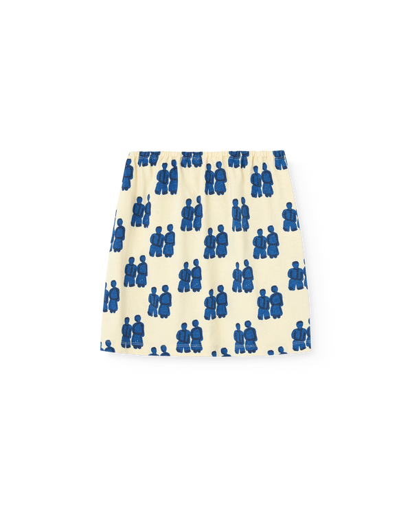 Flan Yellow Kitten Mini Skirt PRODUCT BACK
